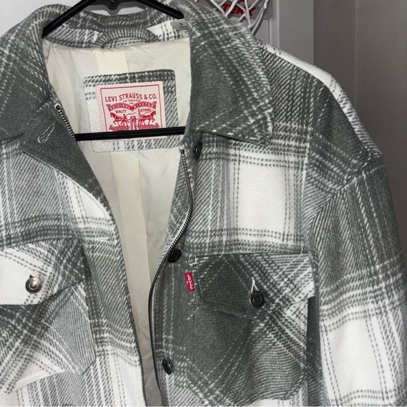 Levi's Women’s Plaid Shirt Jacket Size S - Picture 6 of 16